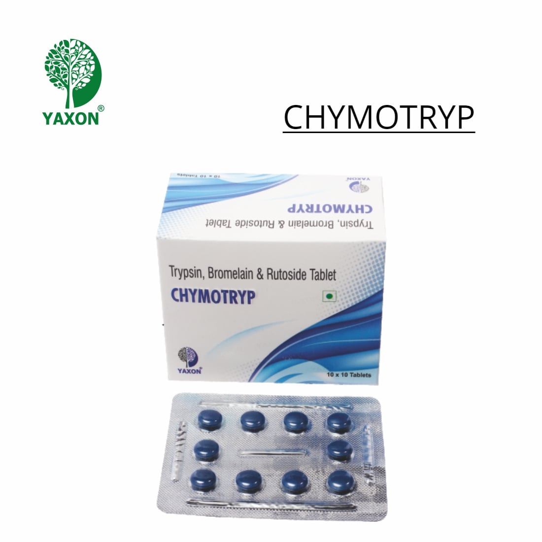 YAXON CHYMOTRYP DIGESTIVE Tablets