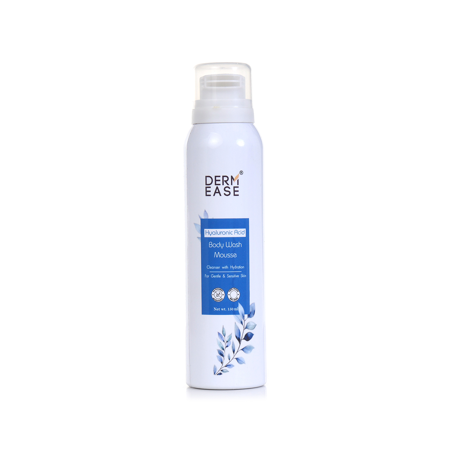 DERM EASE HYALURONIC ACID BODY WASH MOUSSE