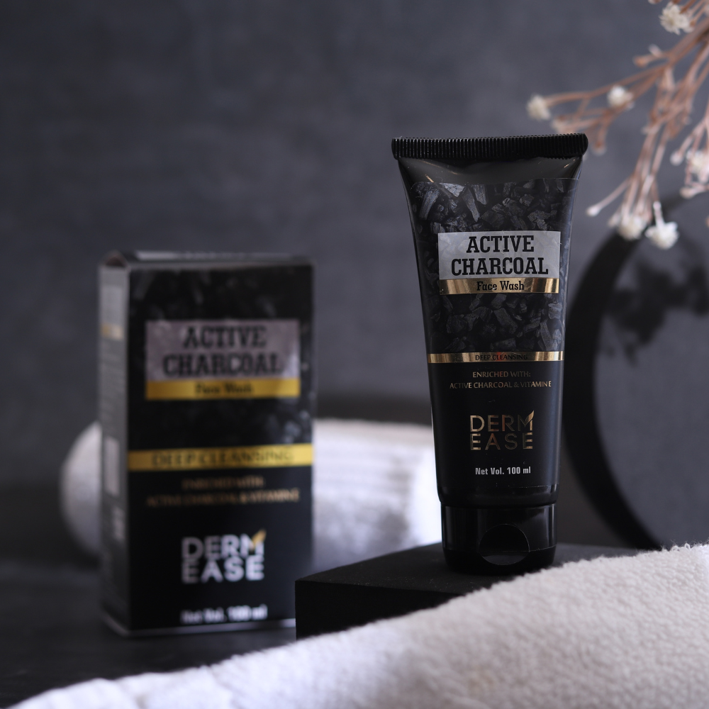 DERM EASE Active Charcoal Face Wash Combo