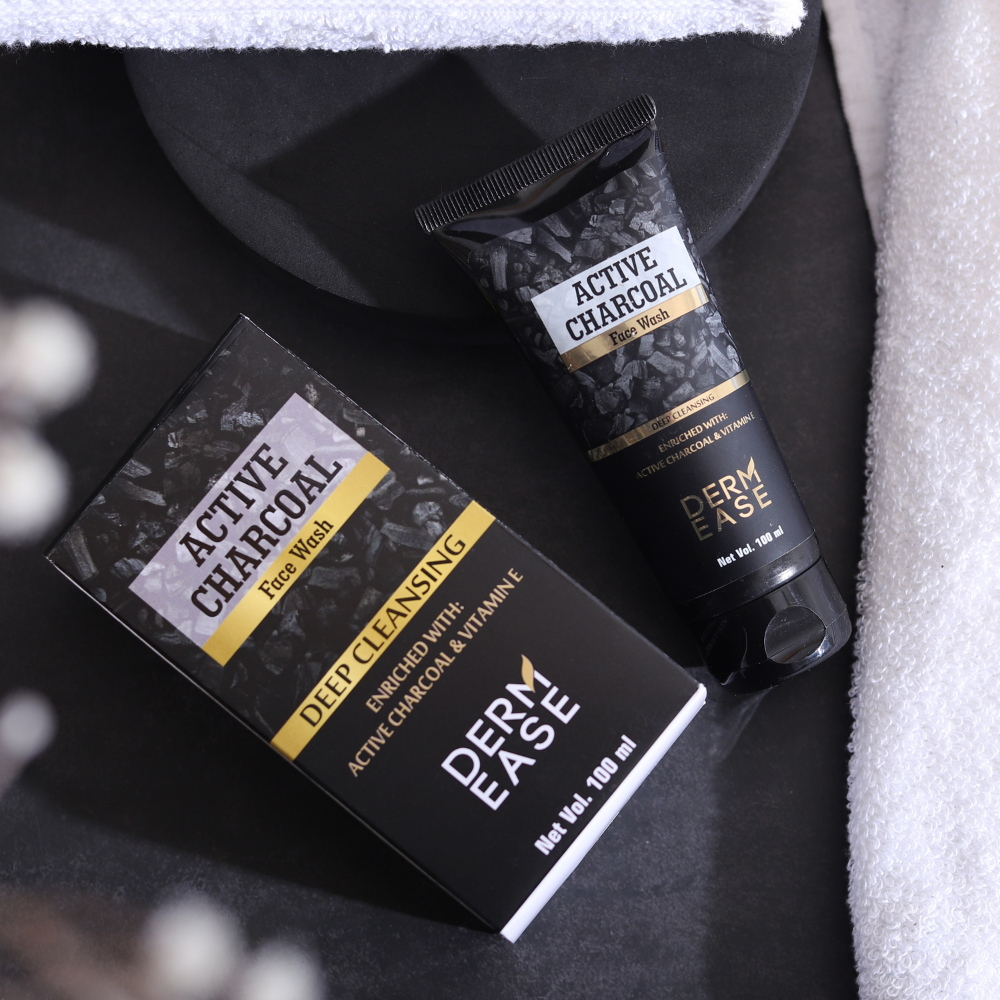 DERM EASE Active Charcoal Face Wash Combo