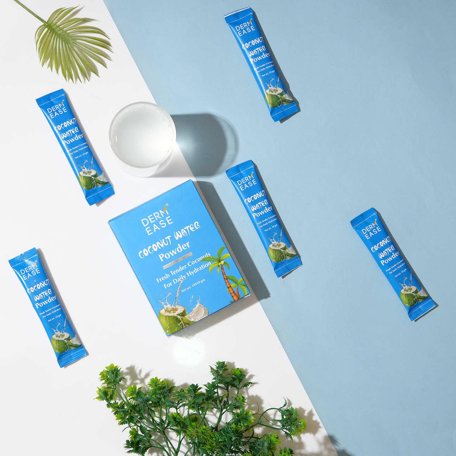 DERM EASE COCONUT WATER POWDER (PACK OF 5 SACHET)
