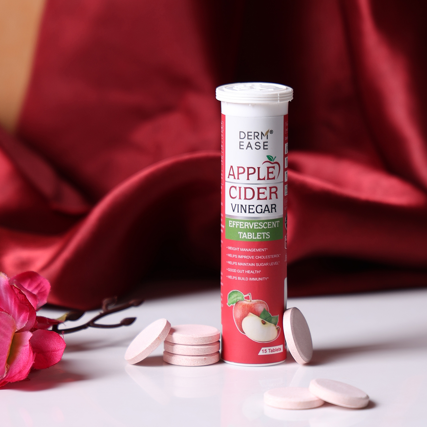 DERM EASE APPLE CIDER  EFFERVECENT  TABLET  