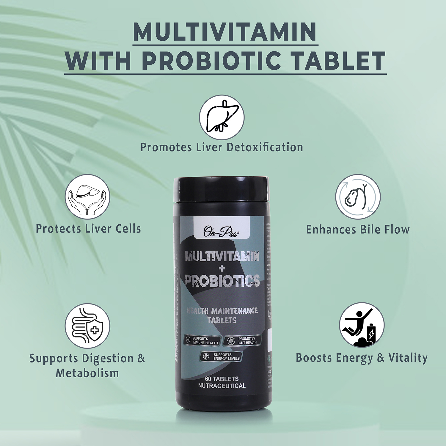 ON PRO MULTIVITAMIN WITH PROBIOTIC TABLET