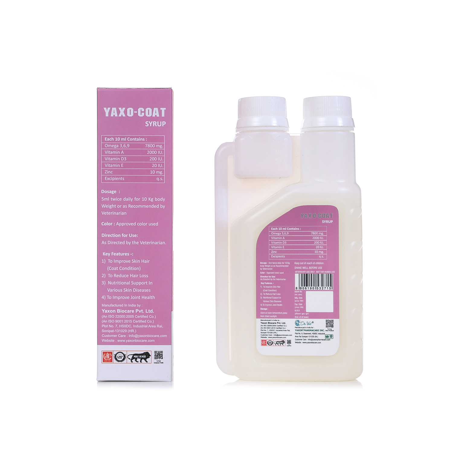 DR. VET YAXO COAT SYRUP
