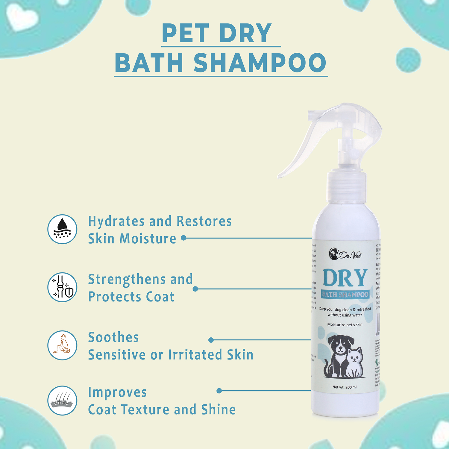 DR. VET DRY BATH SHAMPOO