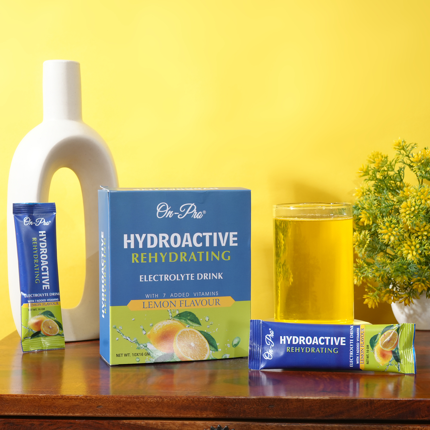 ON-PRO HYDROACTIVE REHYDRATING ELECTROLYTE DRINK LEMON FLAVOUR