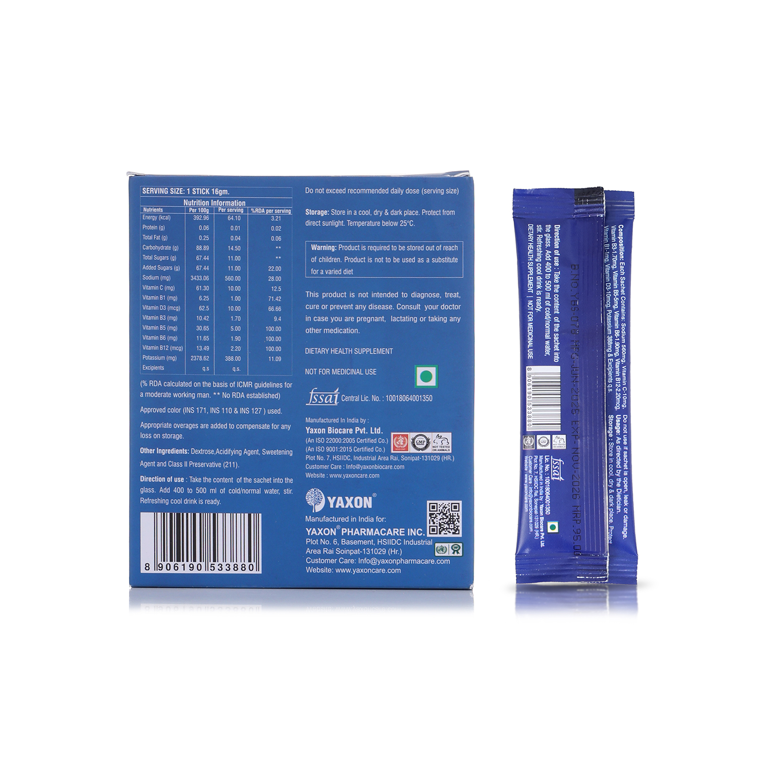 ON-PRO HYDROACTIVE REHYDRATING ELECTROLYTE DRINK ORANGE CRUSH FALVOUR