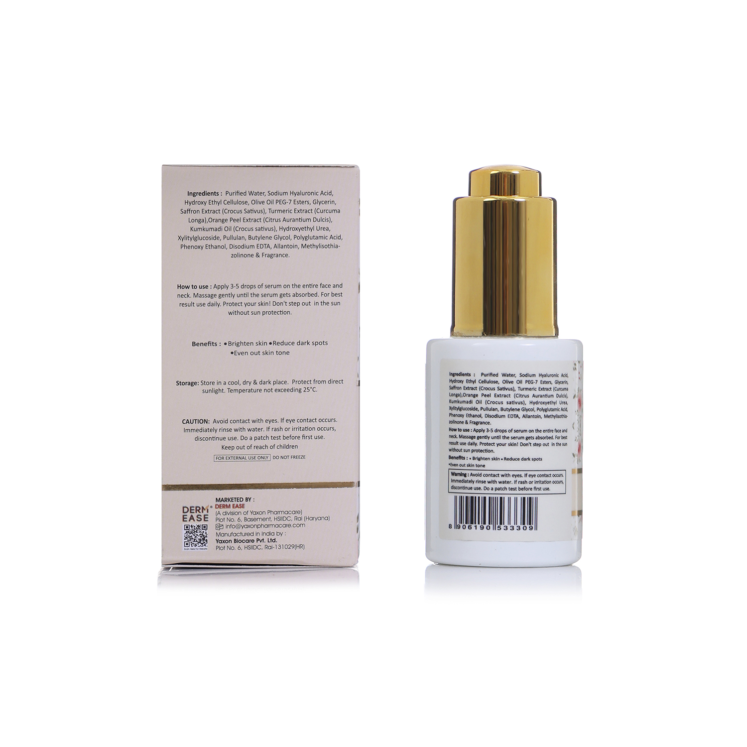 DERM EASE KUMKUMADI FACE SERUM