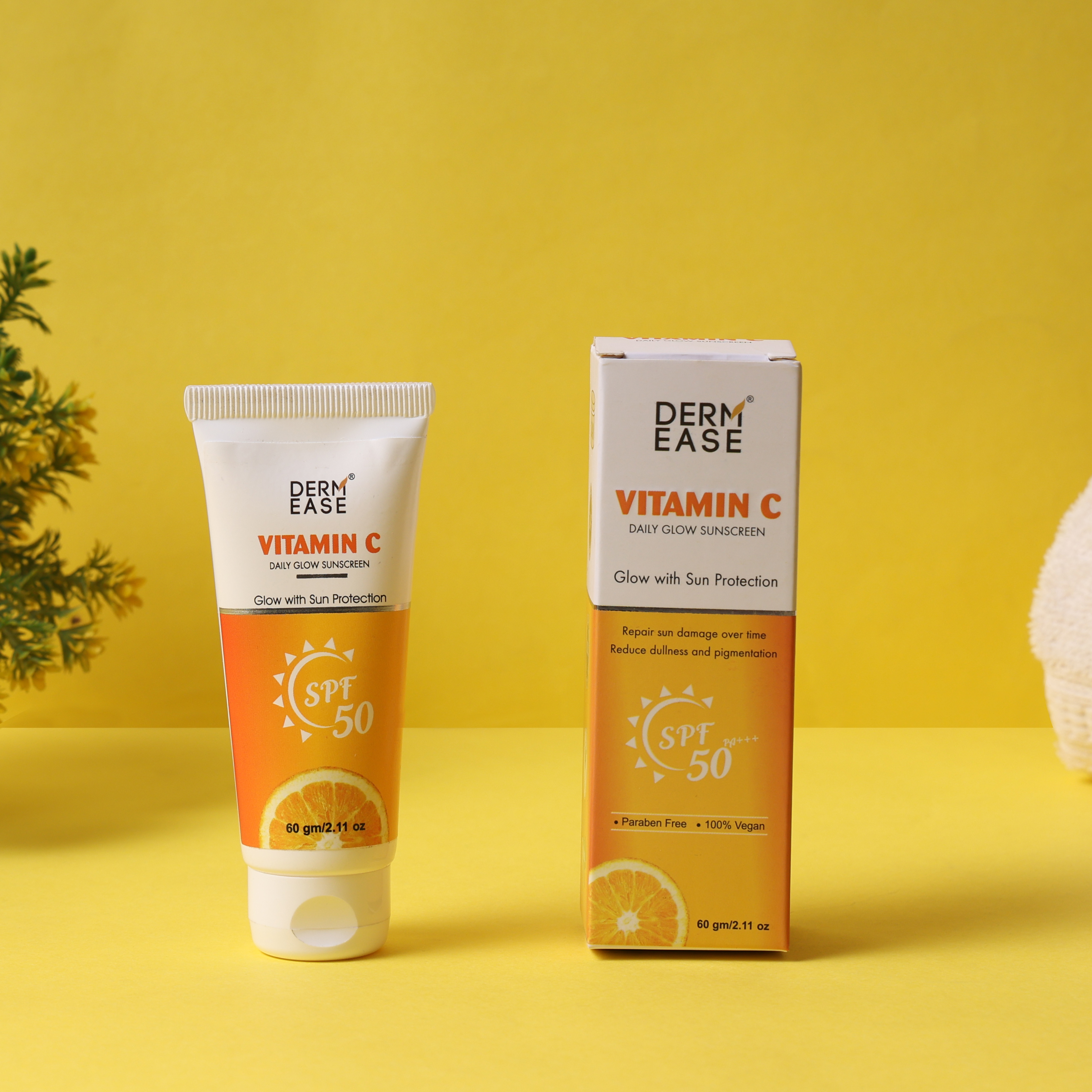 DERM EASE VITAMINC DAILY GLOW SUNSCREEN
