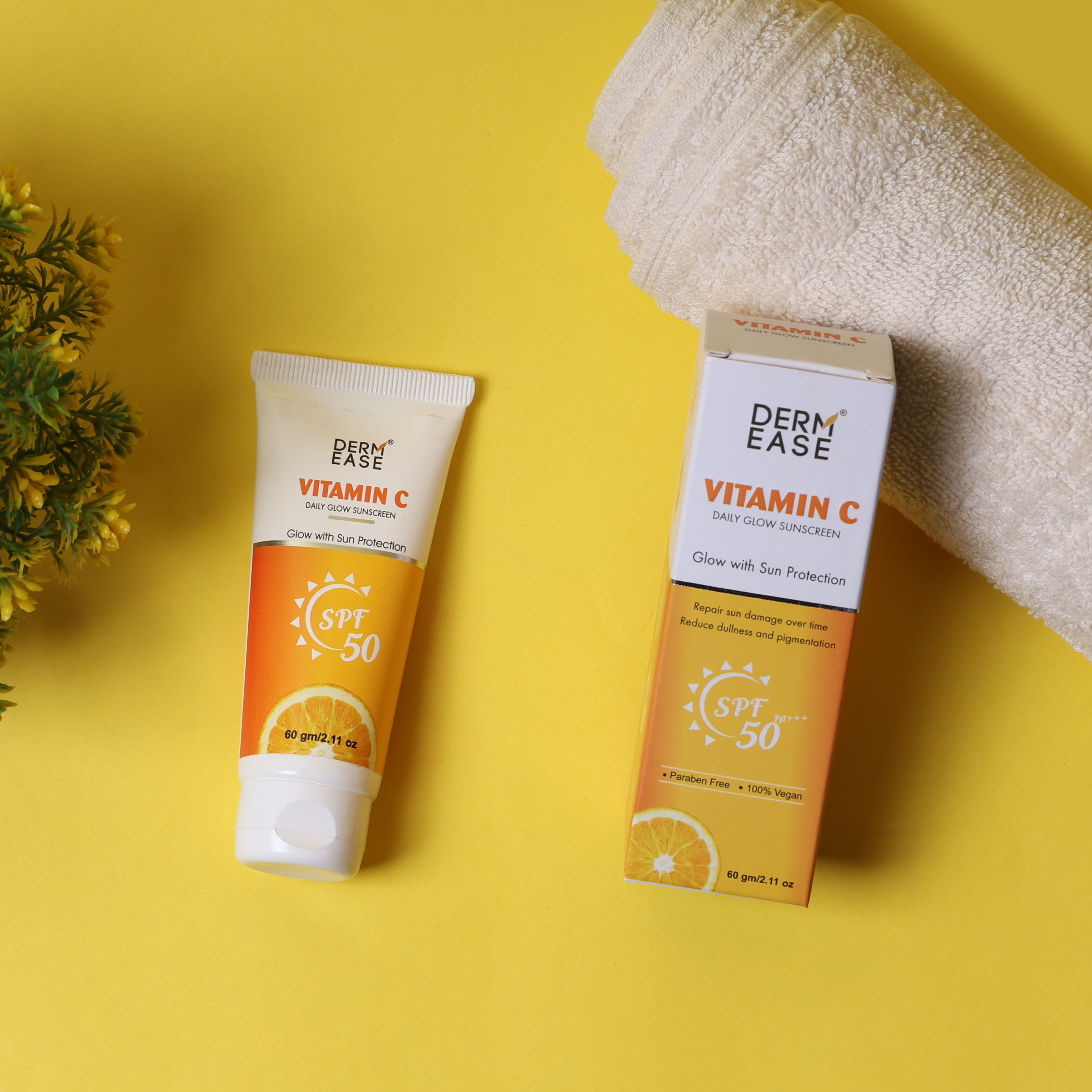 DERM EASE VITAMINC DAILY GLOW SUNSCREEN