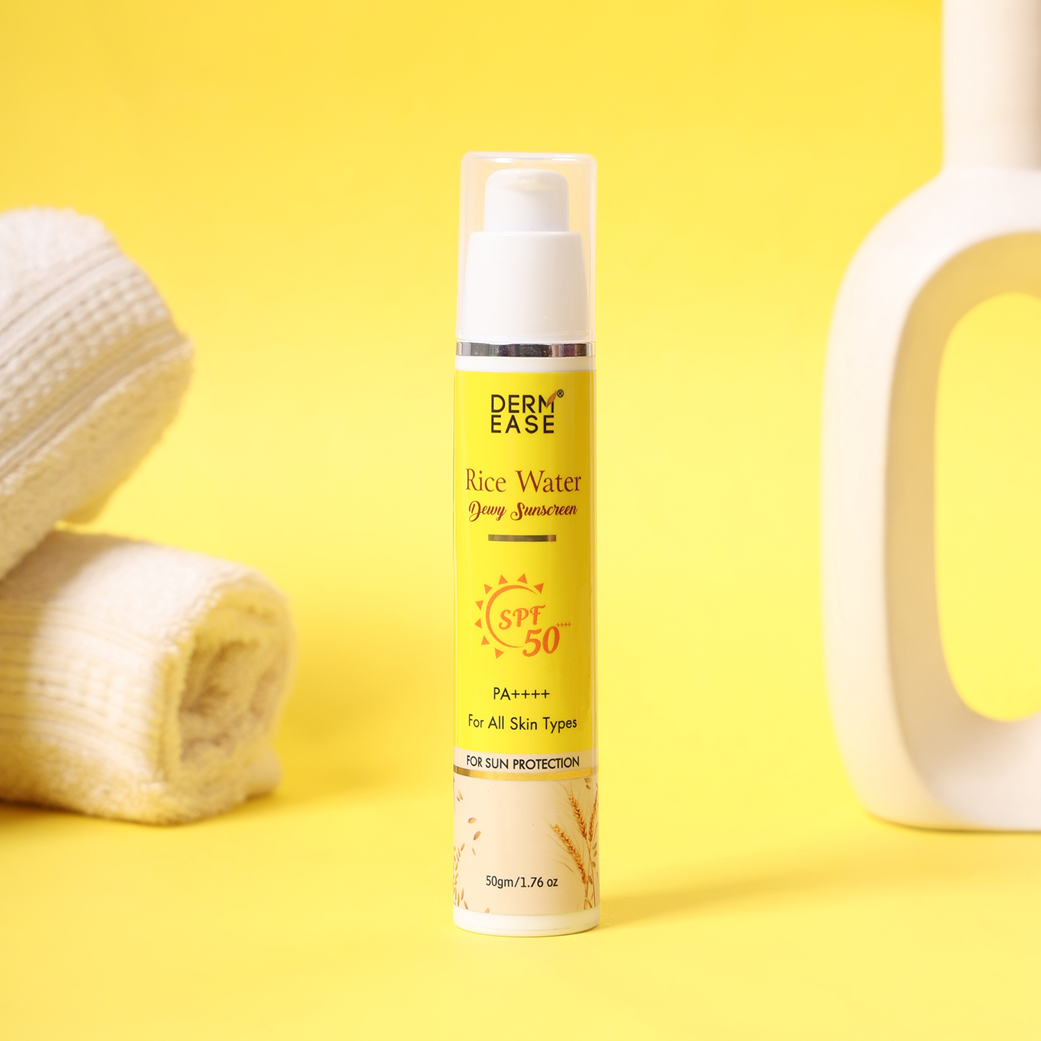 DERM EASE RICE WATER DEWY SUNSCREEN