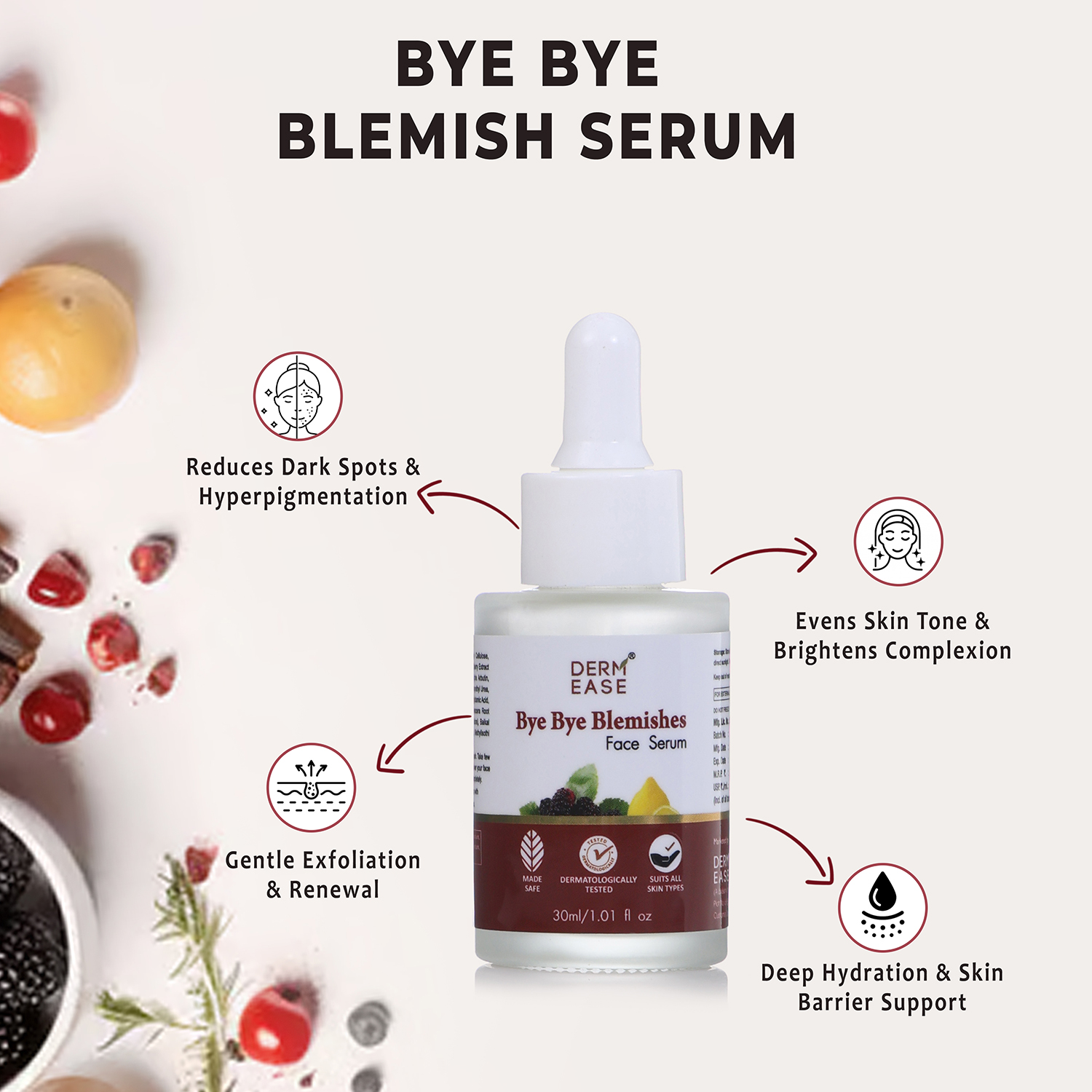 DERM EASE BYE BYE BLEMISHES SERUM