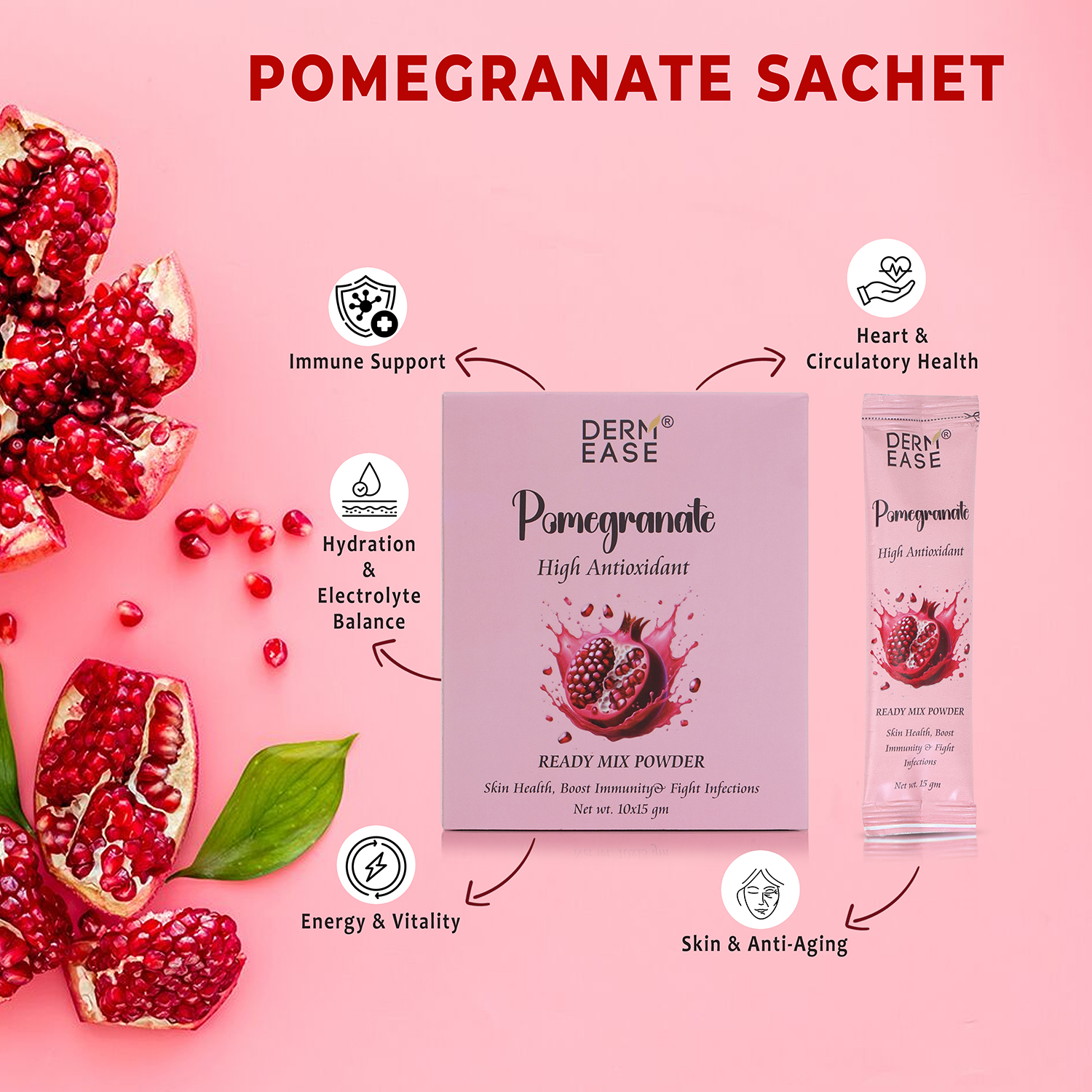 DERM EASE POMEGRANATE SACHET 