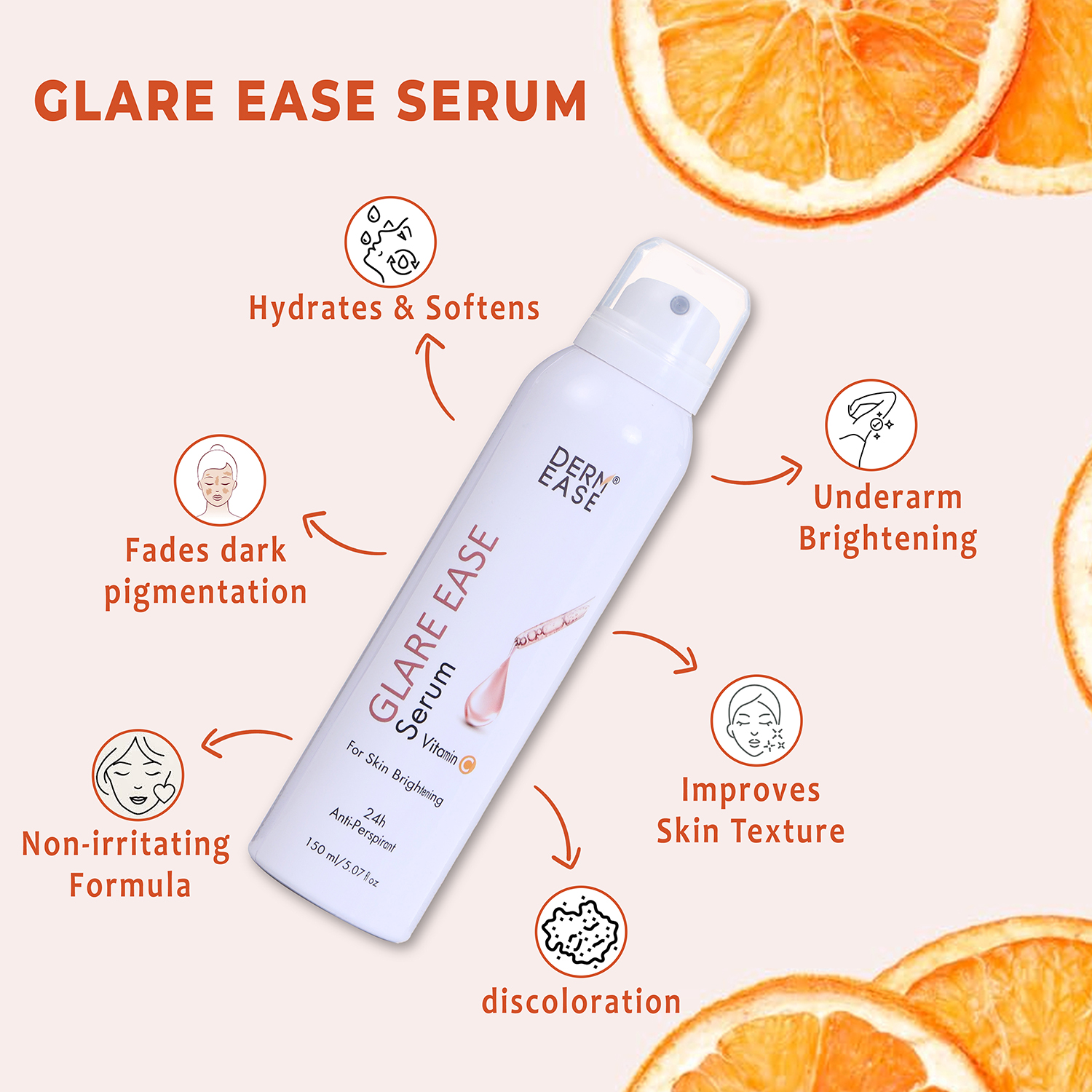 DERM EASE GLARE EASE SERUM