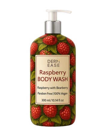 DERM EASE RASPBERRY BODY WASH