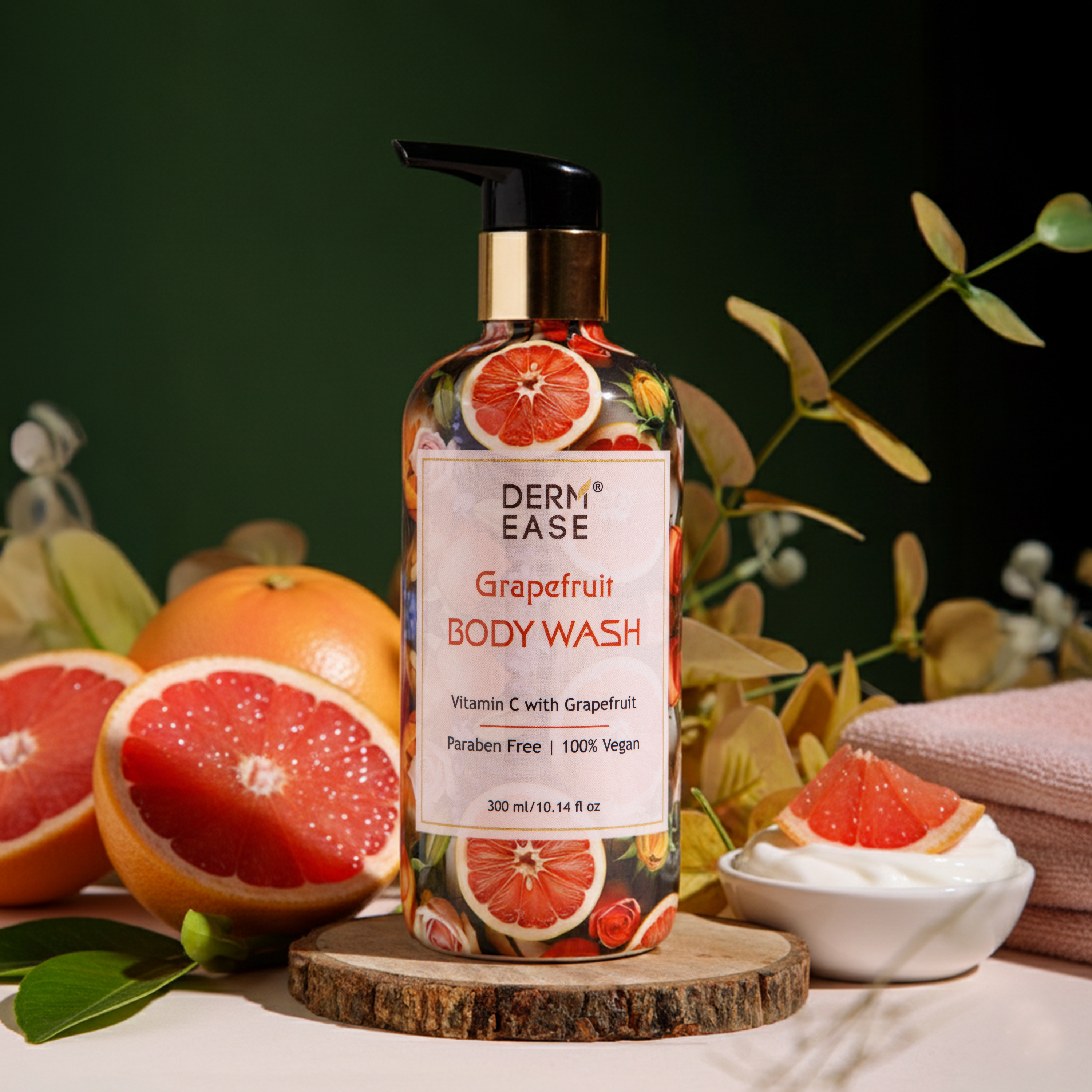 DERM EASE GRAPEFRUIT BODY WASH