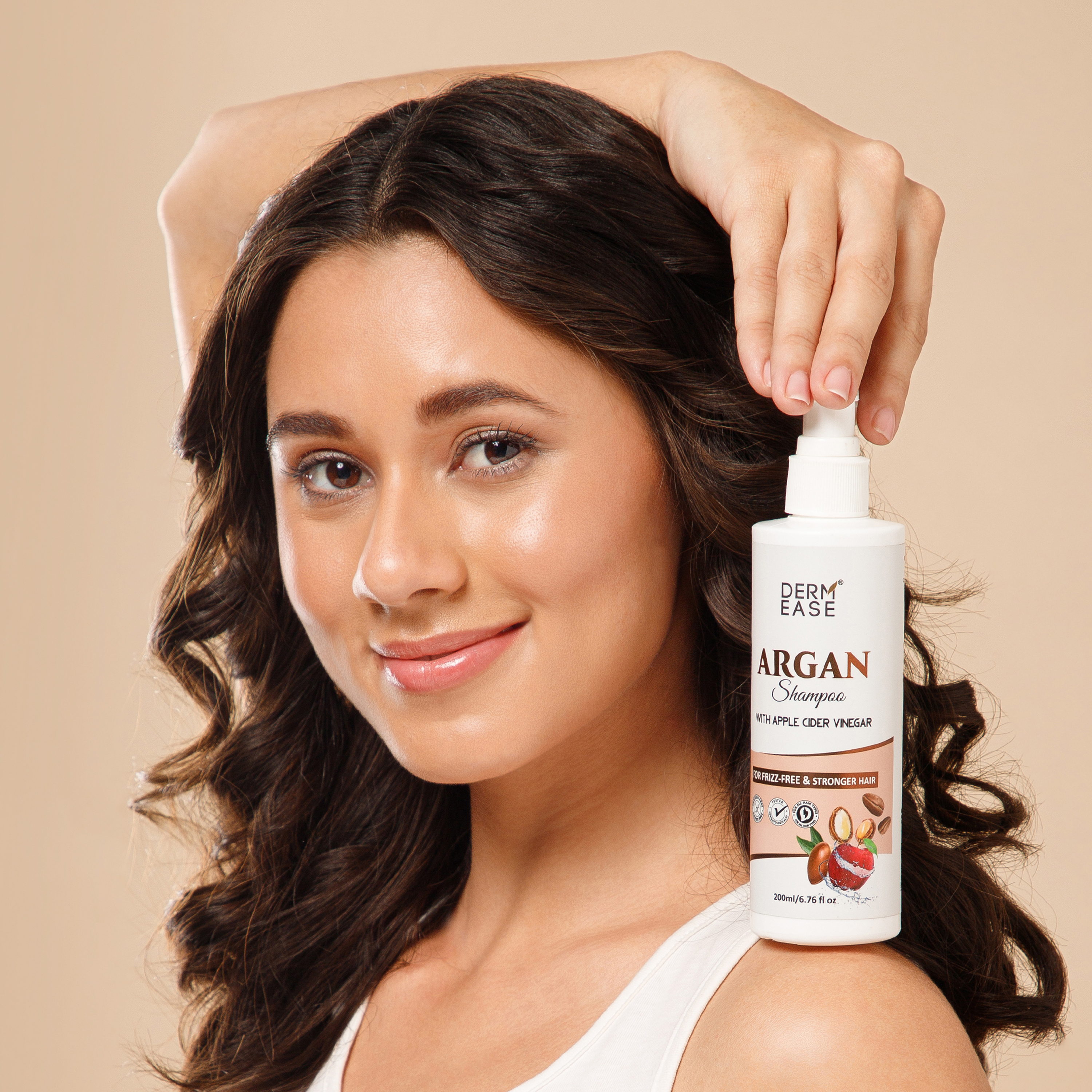 DERM EASE ARGAN SHAMPOO WITH APPLE CIDER VINEGAR