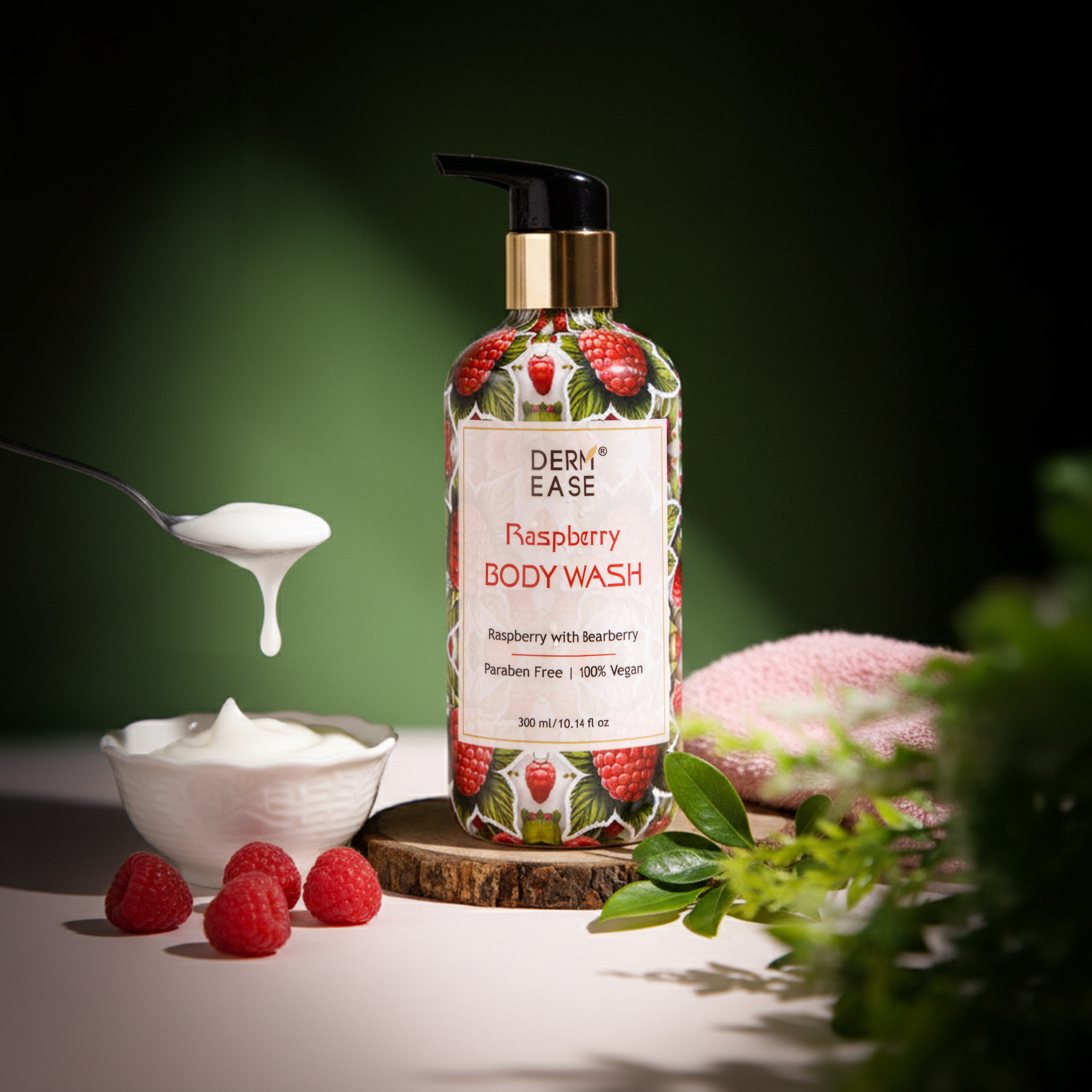 DERM EASE RASPBERRY BODY WASH