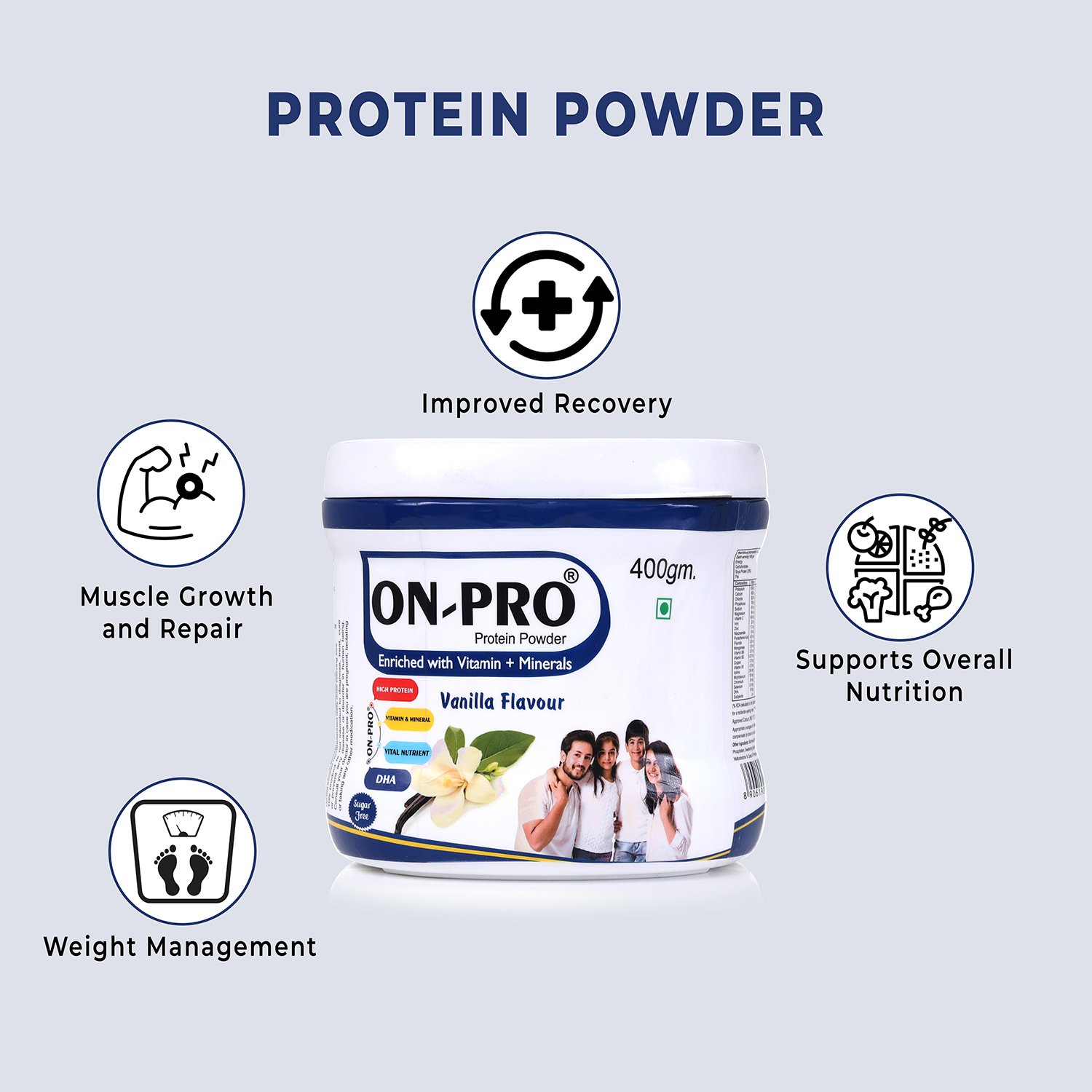 ON PRO Vanilla Protein Powder 