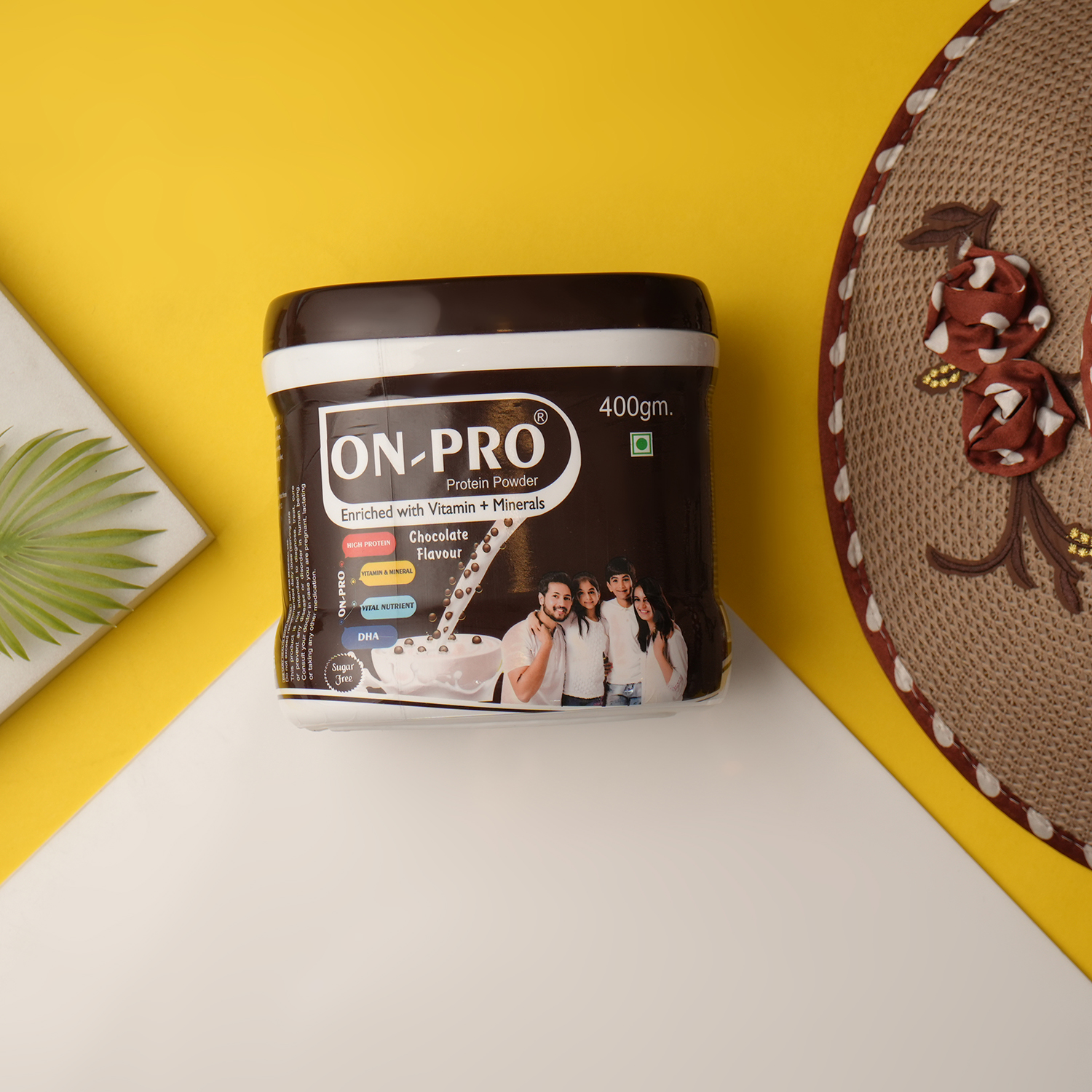 ON PRO Chocolate Protein Powder Oval Jar