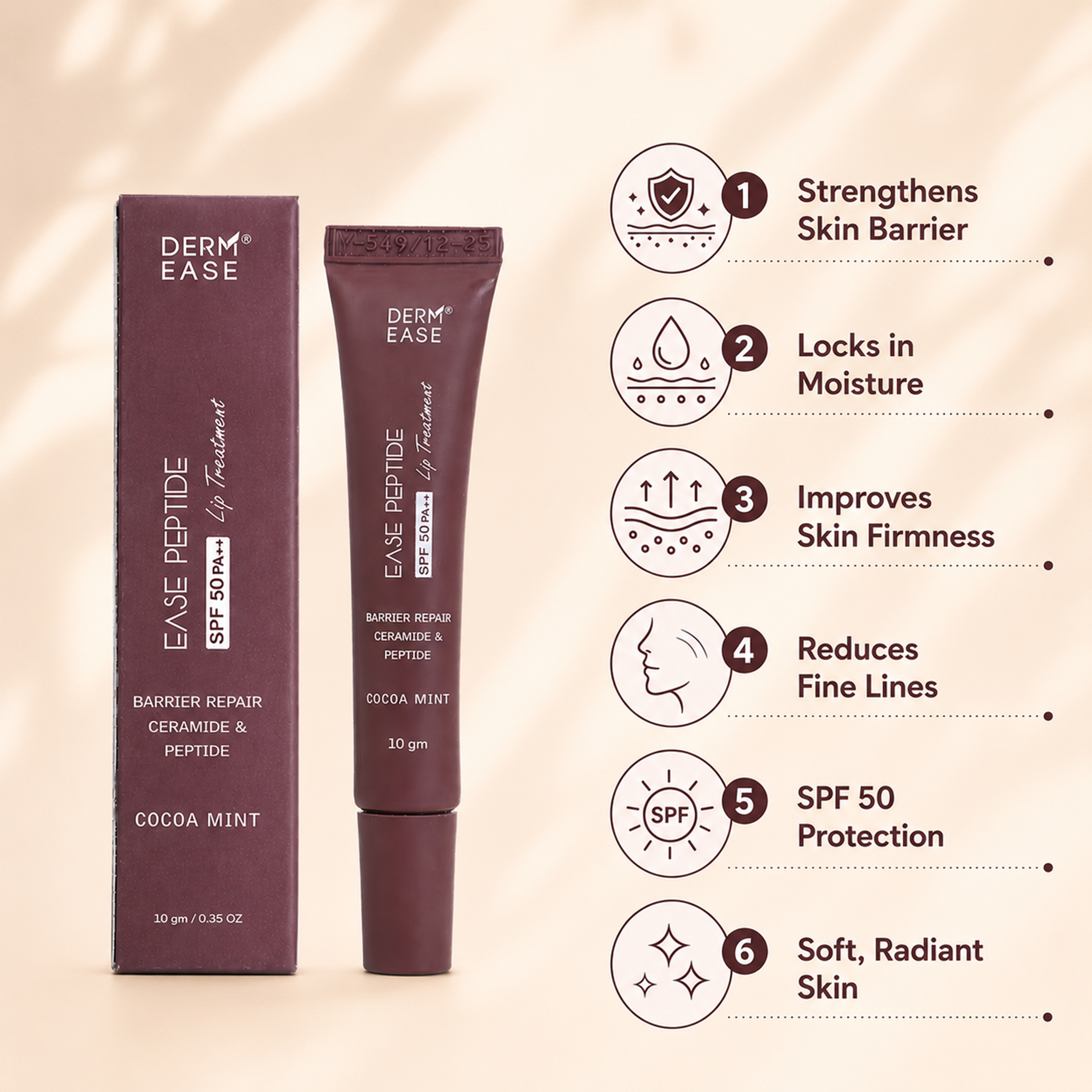DERM EASE PEPTIDE LIP BALM