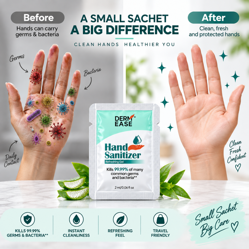 Hand Sanitizer Sache 2ml (Pack of 100)