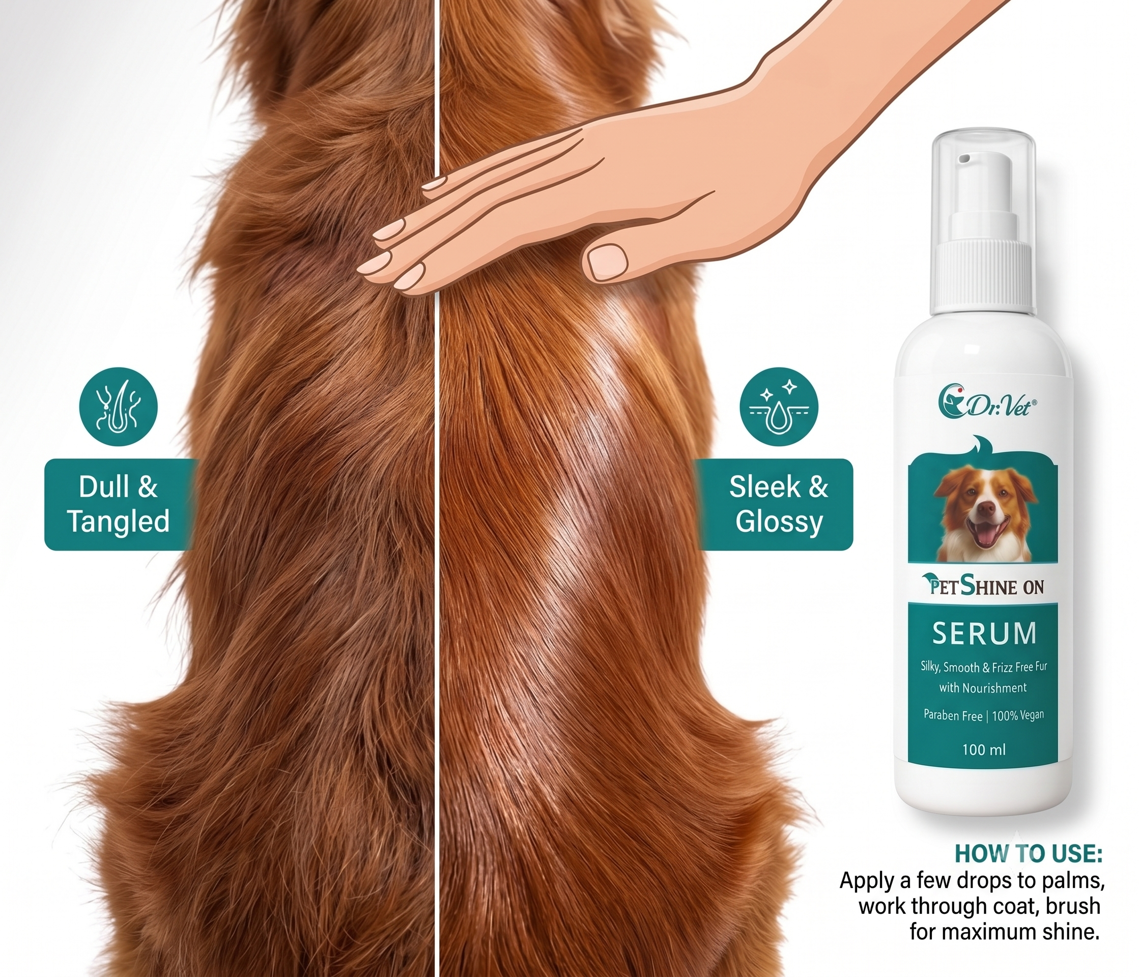 PET SHINE ON SERUM